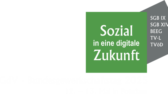 Logo der GdV Bund anlässlich des Bundesgewerkschaftstages 2025