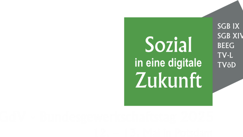Logo der GdV Bund anlässlich des Bundesgewerkschaftstages 2025